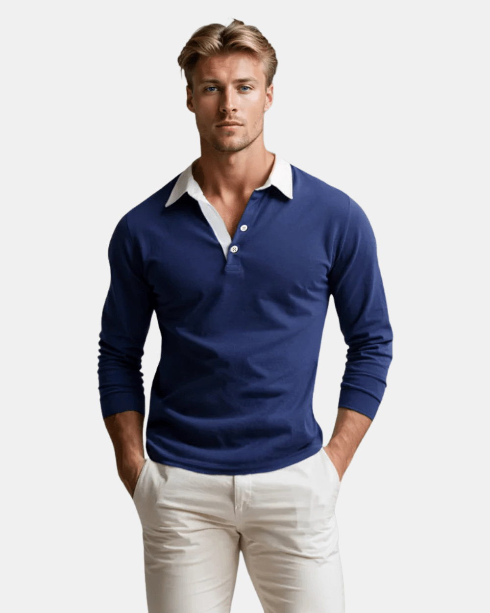 Polo-Strickpullover