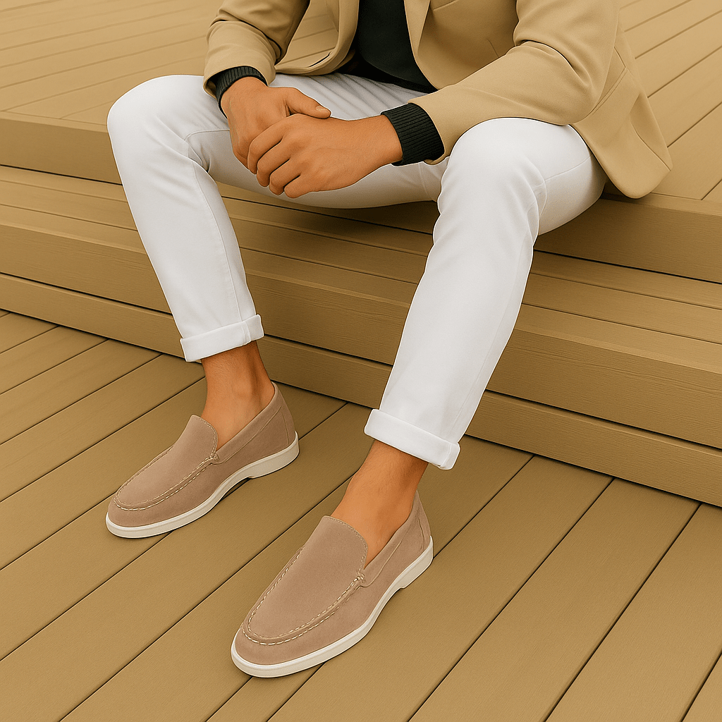 Schicke Veloursleder-Loafer