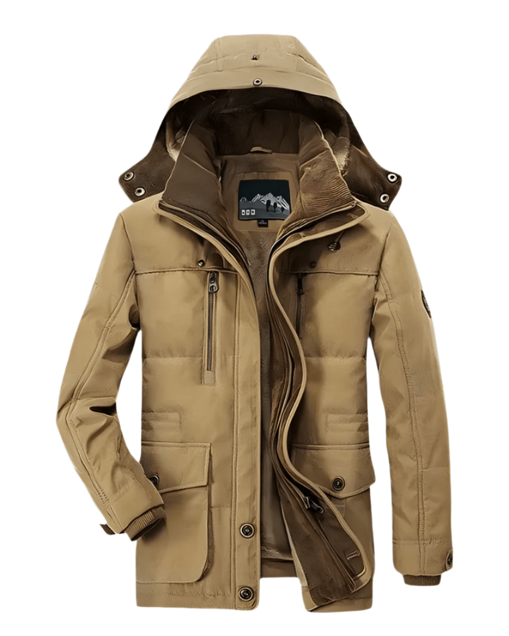 Gefütterte Steppjacke