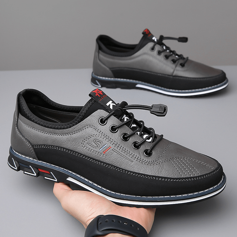 Legere Lederschuhe