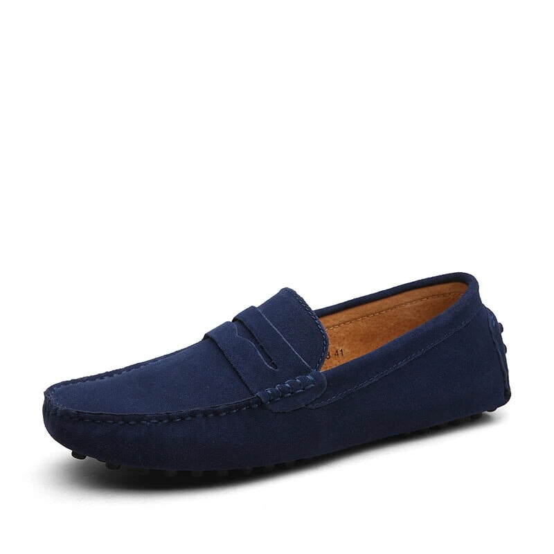 Lässige Wildleder-Slipper