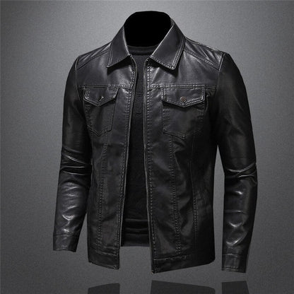Vegane Lederjacke