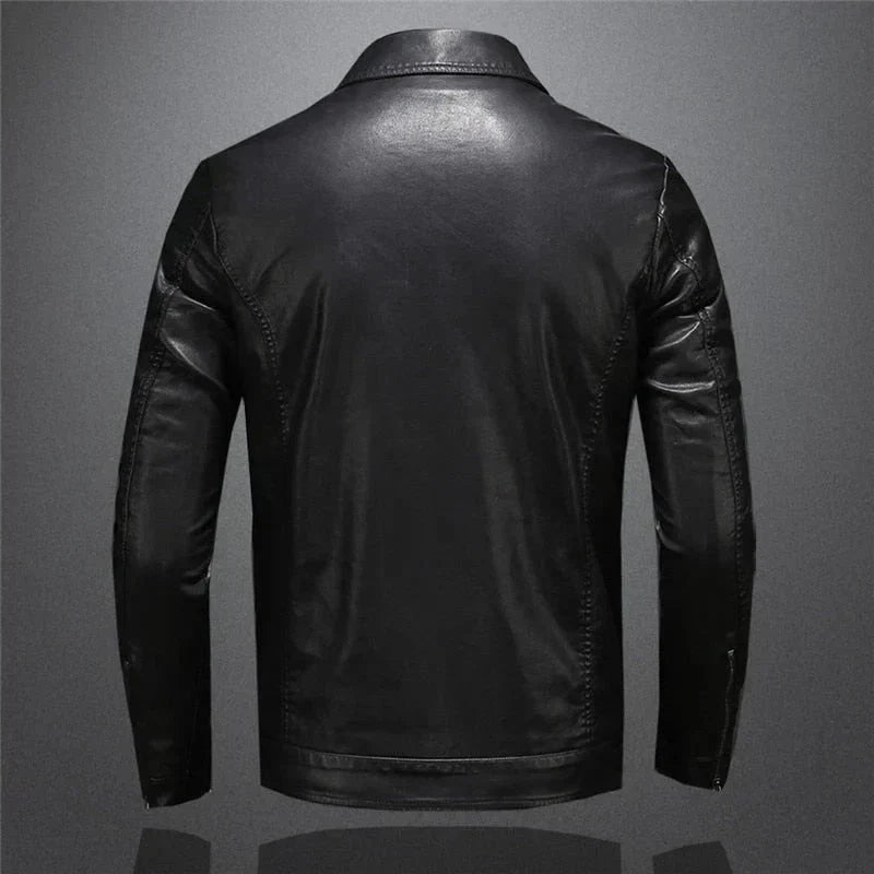 Vegane Lederjacke