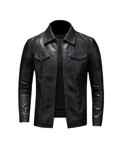 Vegane Lederjacke