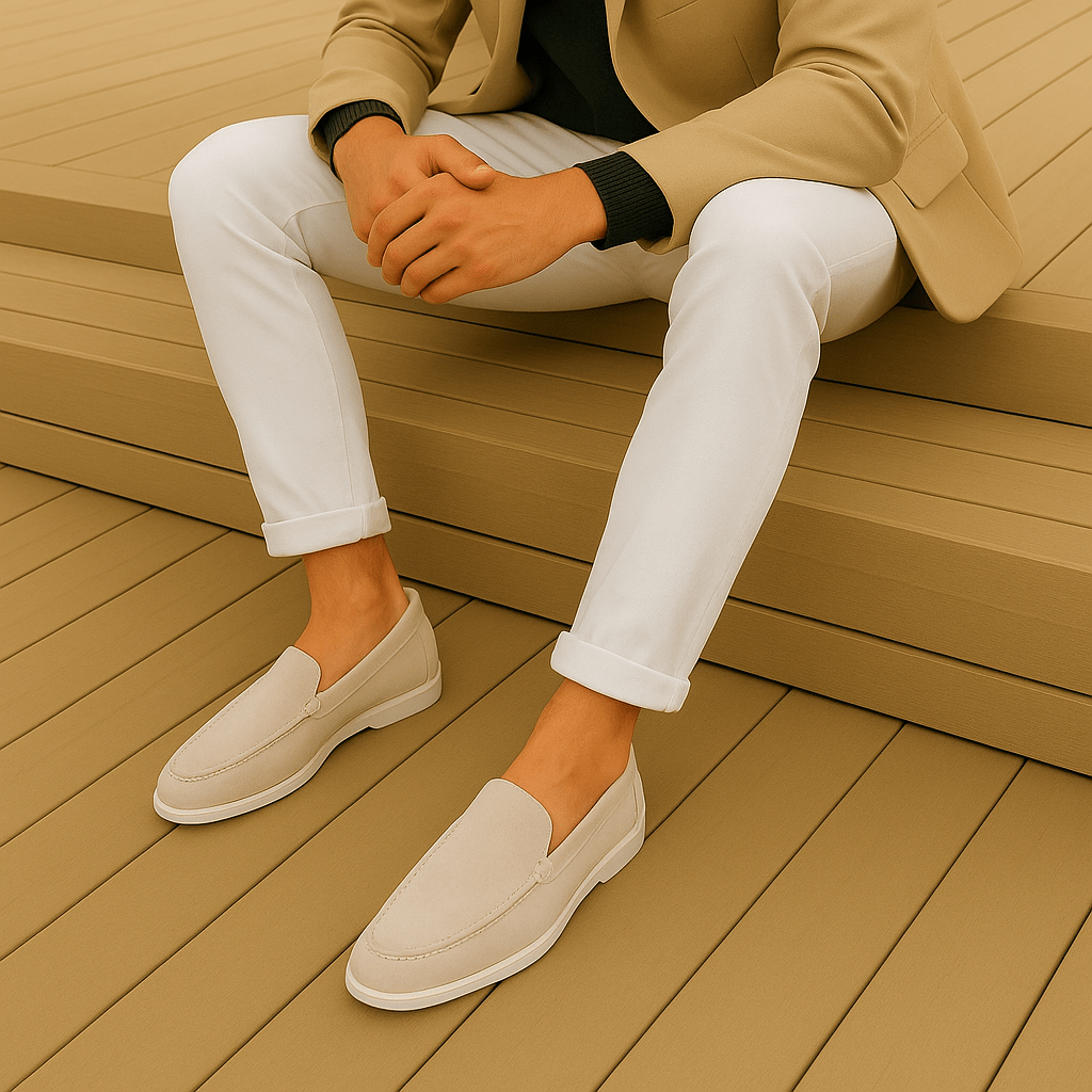 Schicke Veloursleder-Loafer