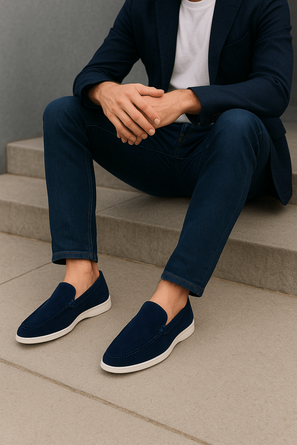 Schicke Veloursleder-Loafer