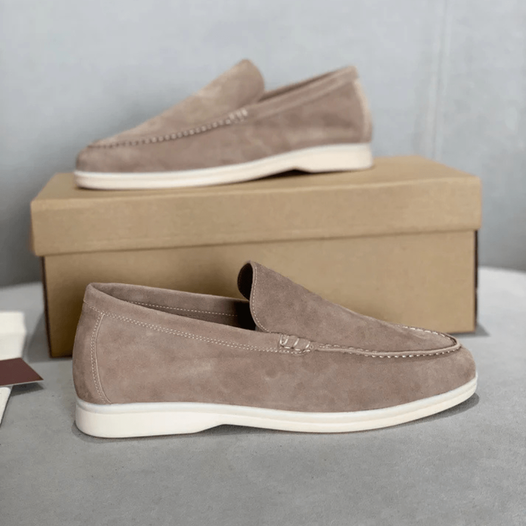 Schicke Veloursleder-Loafer