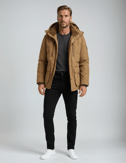 Gefütterte Steppjacke