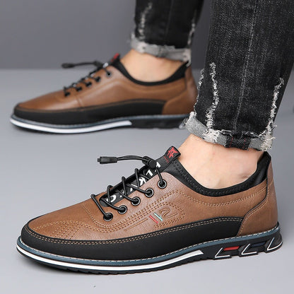Legere Lederschuhe