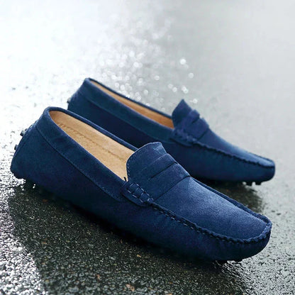 Lässige Wildleder-Slipper