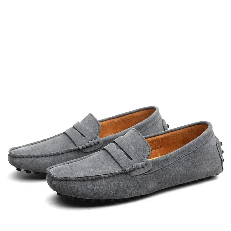 Lässige Wildleder-Slipper