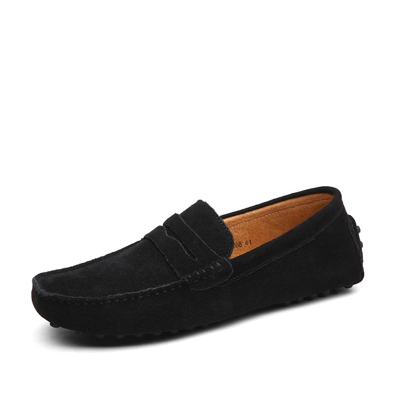 Lässige Wildleder-Slipper