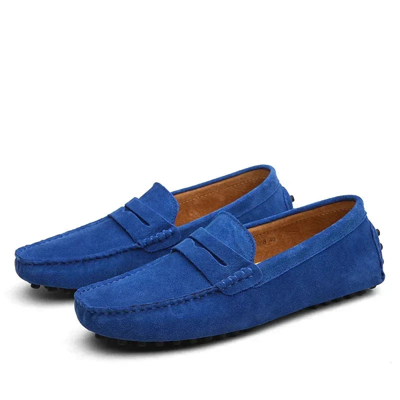 Lässige Wildleder-Slipper
