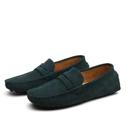 Lässige Wildleder-Slipper