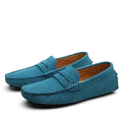 Lässige Wildleder-Slipper