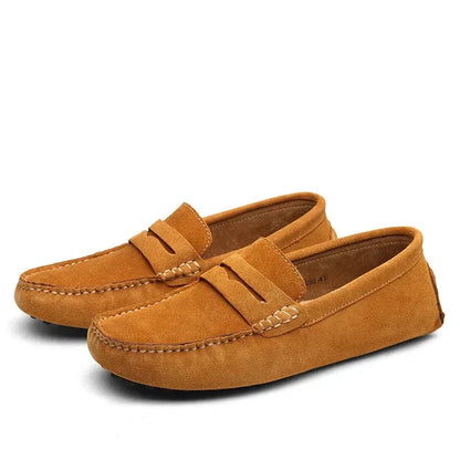 Lässige Wildleder-Slipper