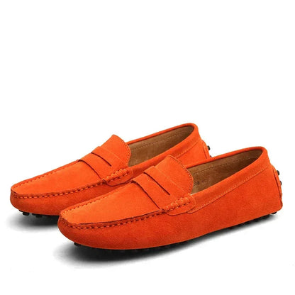 Lässige Wildleder-Slipper
