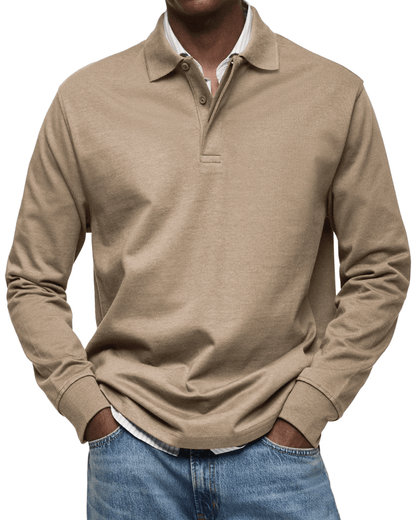 Lässiger Polo-Strick