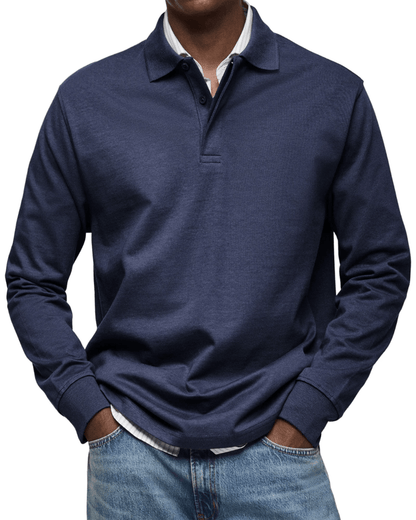 Lässiger Polo-Strick