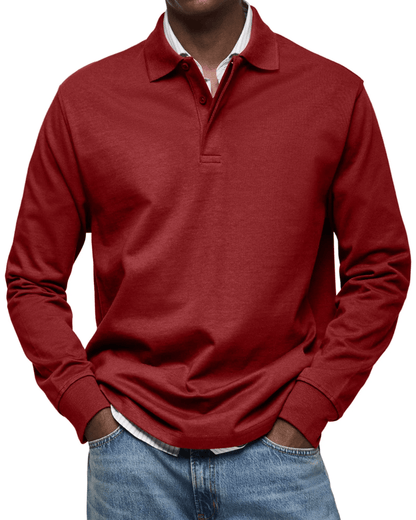 Lässiger Polo-Strick