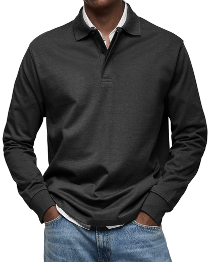 Lässiger Polo-Strick