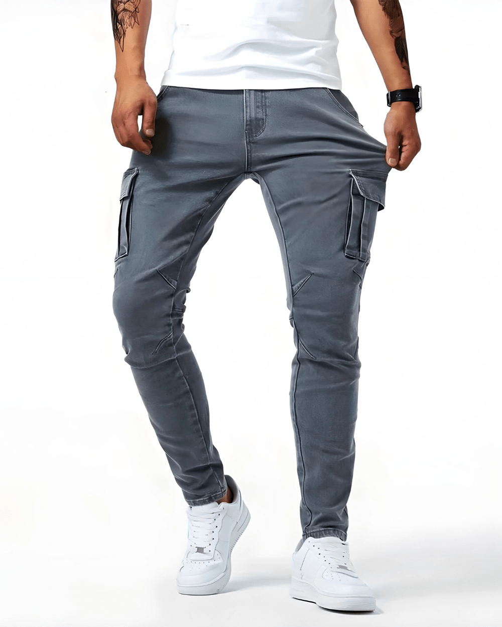 Cargohose mit Stretch