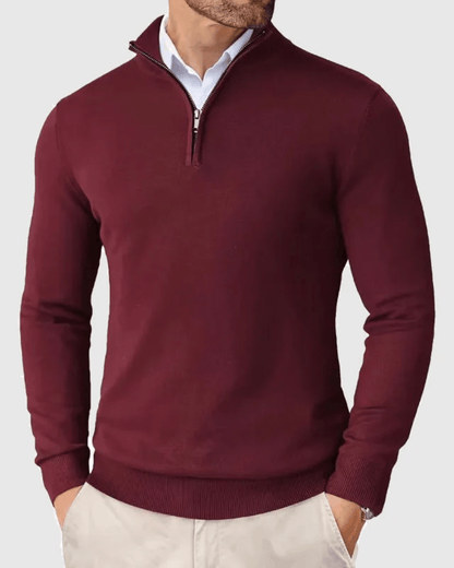 Troyer mit Zip-Kragen