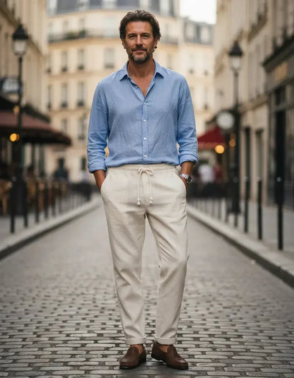 Edle Leinenhose