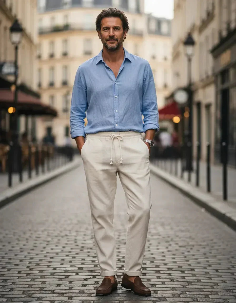 Edle Leinenhose