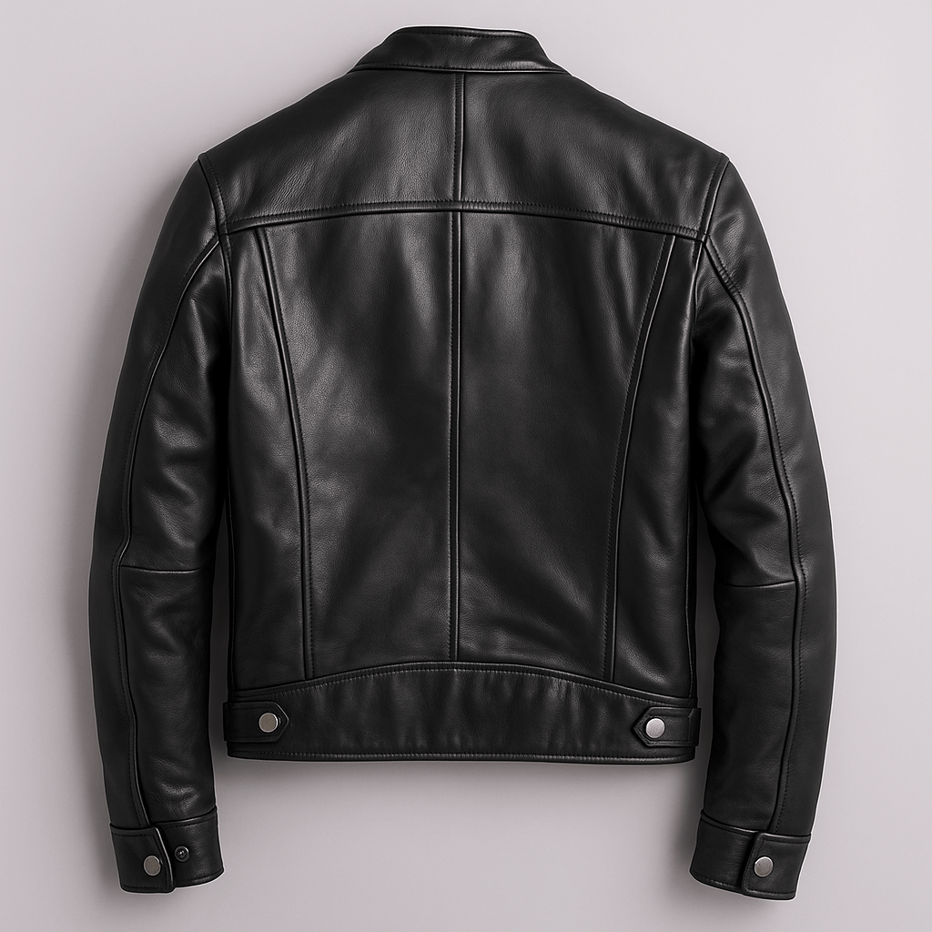 Retro-Lederjacke